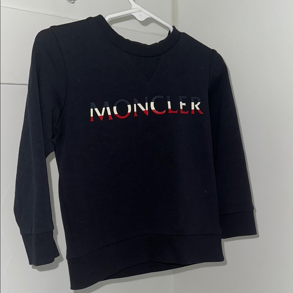 Moncler Kids Black Sweatshirt